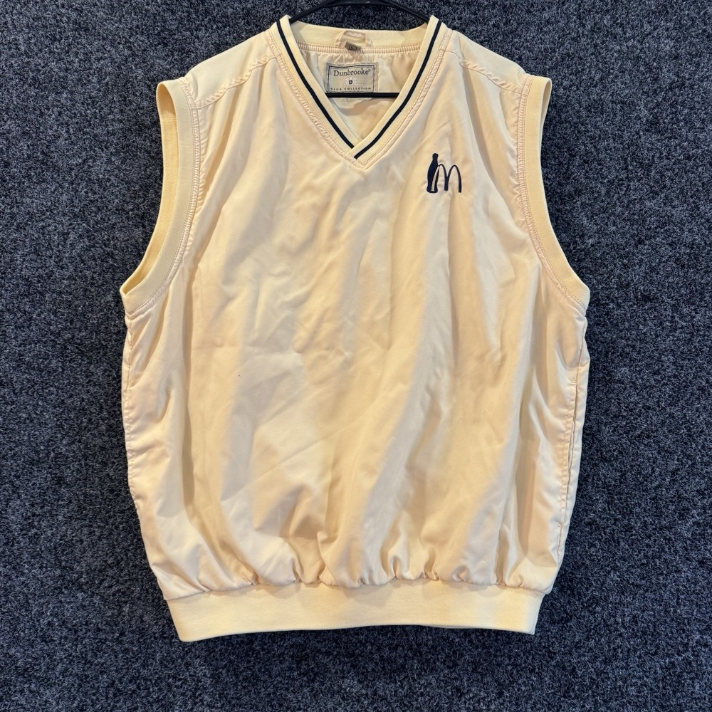 Dunbrooke Club Collection Golf Vest McDonald's Collab Size‎ Large
